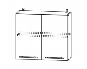 Капри П 800 шкаф верхний в Чулым - chylim.mebelnovo.ru | фото