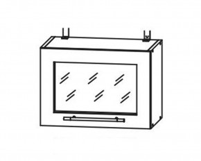 Капри ПГС 500 шкаф верхний горизонтальный со стеклом в Чулым - chylim.mebelnovo.ru | фото