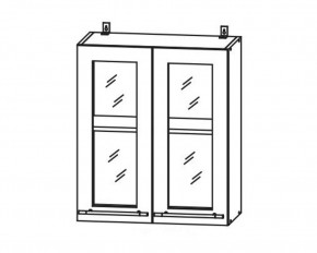 Капри ПС 600 шкаф верхний со стеклом в Чулым - chylim.mebelnovo.ru | фото