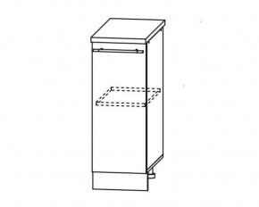 Капри С 300 шкаф нижний в Чулым - chylim.mebelnovo.ru | фото