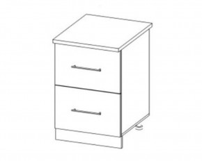 Капри СК2 500 шкаф нижний комод 2 ящика в Чулым - chylim.mebelnovo.ru | фото