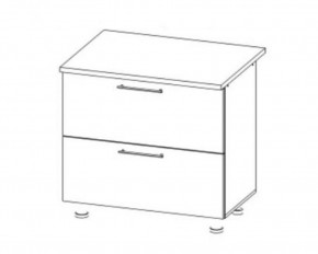 Капри СК2 800 шкаф нижний комод 2 ящика в Чулым - chylim.mebelnovo.ru | фото