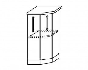 Капри СТ 400 шкаф нижний торцевой угловой в Чулым - chylim.mebelnovo.ru | фото
