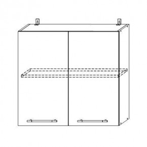 Капри ВП 800 шкаф верхний высокий в Чулым - chylim.mebelnovo.ru | фото
