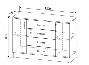 Комод Софи СКМ 1200.1 в Чулым - chylim.mebelnovo.ru | фото