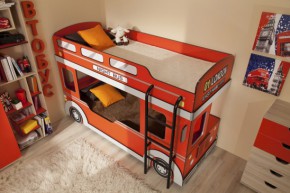Кровать двухъярусная детская Автобус в Чулым - chylim.mebelnovo.ru | фото