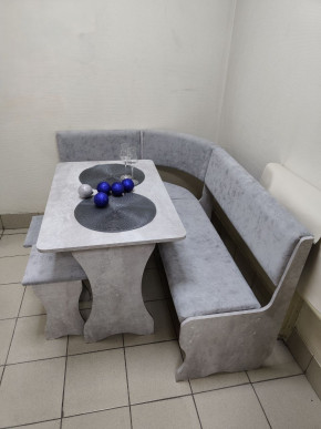 Кухонный уголок Миссия V велюр (цемент) в Чулым - chylim.mebelnovo.ru | фото