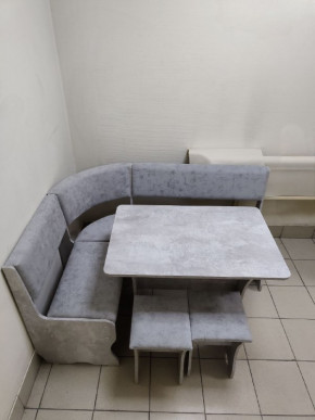 Кухонный уголок Миссия V велюр (цемент) в Чулым - chylim.mebelnovo.ru | фото