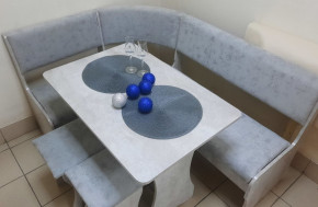 Кухонный уголок Миссия V велюр (цемент) в Чулым - chylim.mebelnovo.ru | фото