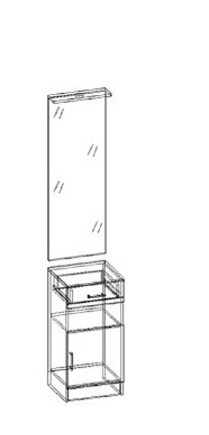 Машенька зеркало с тумбой в Чулым - chylim.mebelnovo.ru | фото