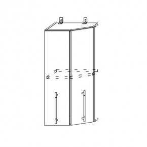 Монако ВПТ 400 шкаф верхний угловой в Чулым - chylim.mebelnovo.ru | фото