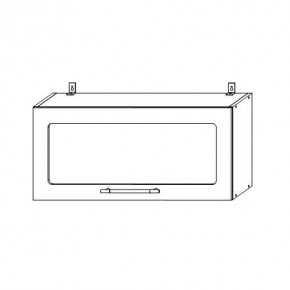 Опера ВПГС 800 шкаф верхний горизонтальный со стеклом в Чулым - chylim.mebelnovo.ru | фото