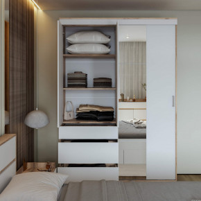 Шкаф-купе Брауни 1.5м в Чулым - chylim.mebelnovo.ru | фото